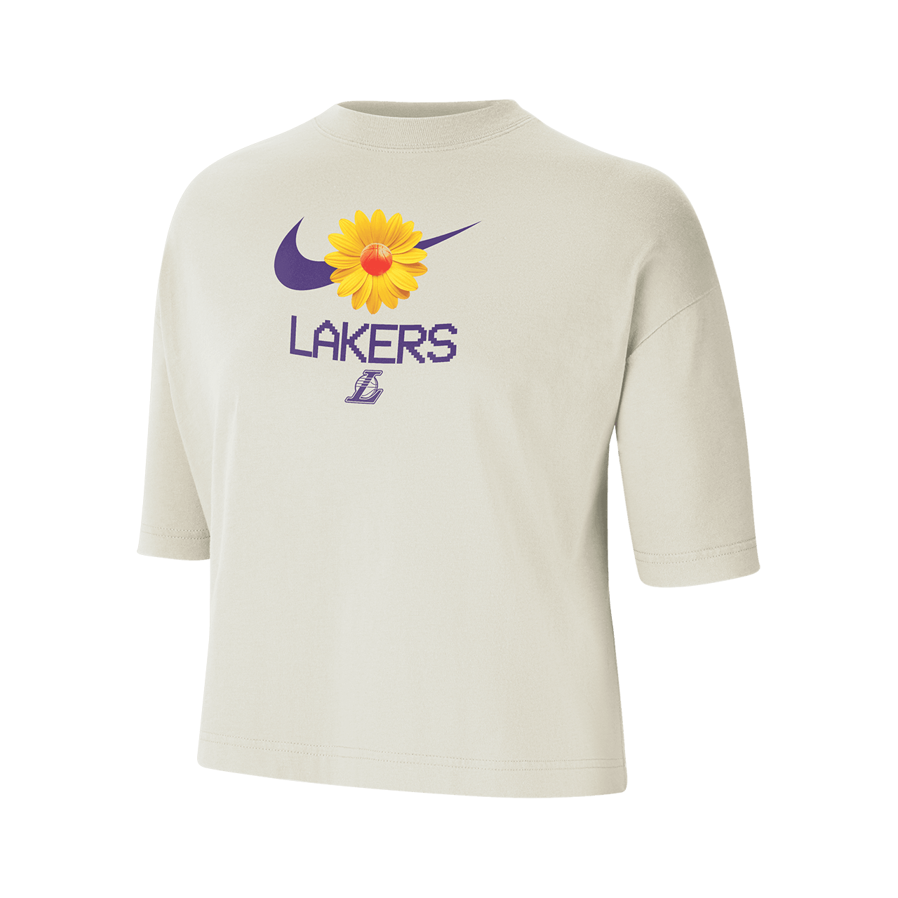 Nike NBA Los Angeles Lakers Courtside Women's Boxy T-Shirt