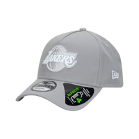 New Era Los Angeles Lakers Repreve® Cloud Gray 9Forty A-Frame Snapback Cap