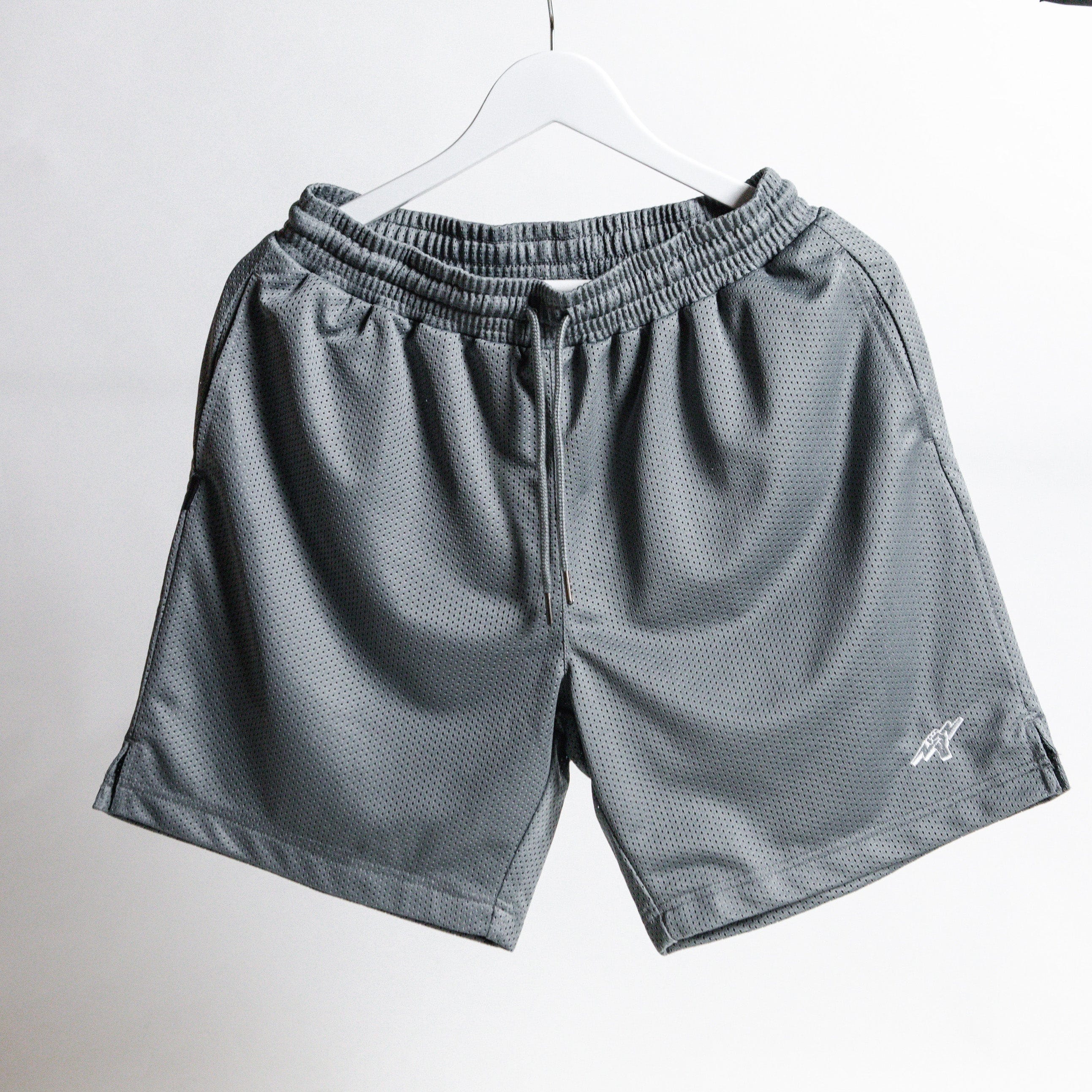 Titan Staples Fist Logo Performance Shorts - Volcanic Gray