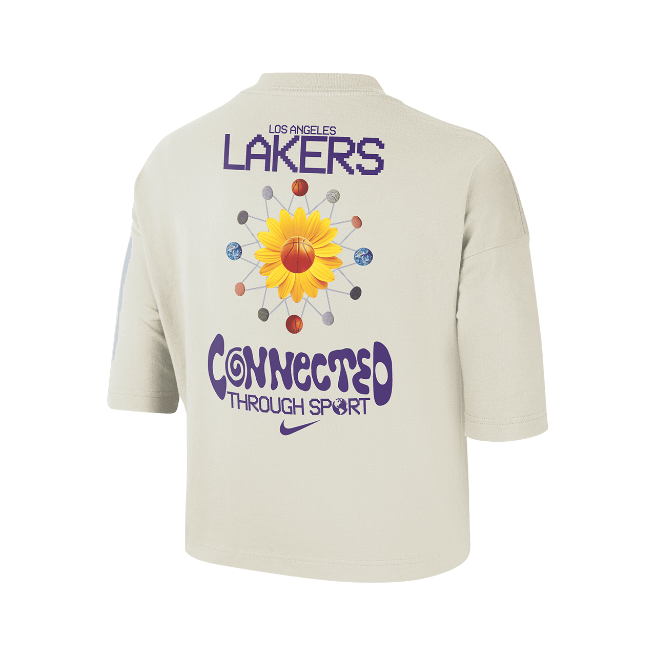 Nike NBA Los Angeles Lakers Courtside Women's Boxy T-Shirt