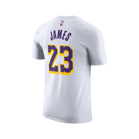 Nike NBA LeBron James Los Angeles Lakers Association Edition Player Tee