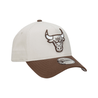 New Era Chicago Bulls Vintage Stone Walnut 9Forty A-Frame Snapback Cap