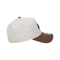 New Era Los Angeles Lakers Vintage Stone Walnut 9Forty A-Frame Snapback Cap