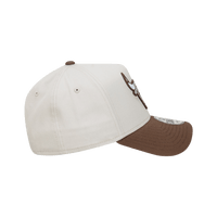 New Era Chicago Bulls Vintage Stone Walnut 9Forty A-Frame Snapback Cap