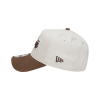New Era Los Angeles Lakers Vintage Stone Walnut 9Forty A-Frame Snapback Cap