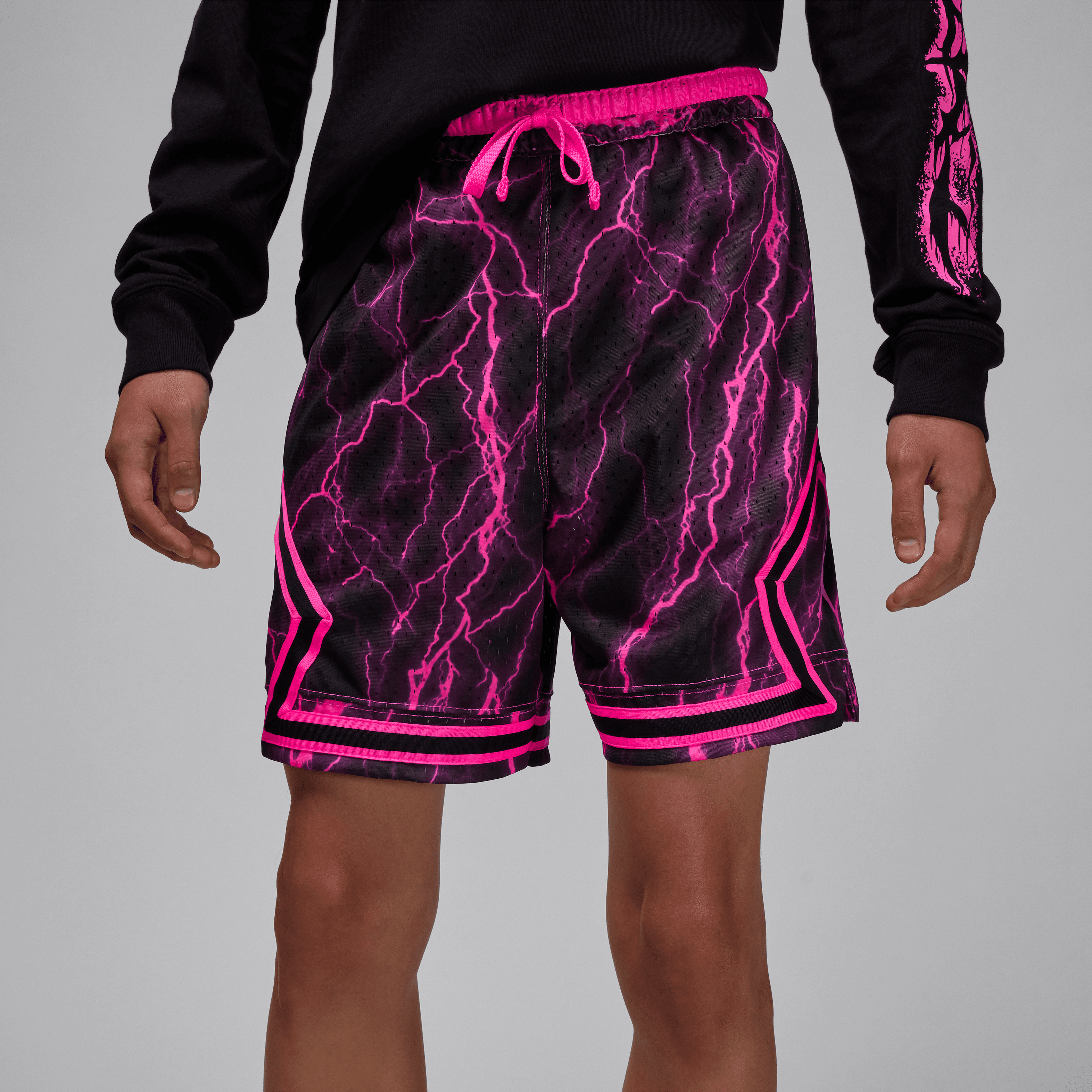 Hot pink hot sale basketball shorts