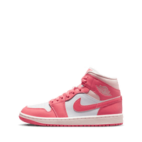 Wmns Air Jordan 1 Mid 'White and Sea Coral'