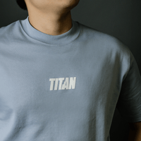 Titan Essentials Strike Logo Tee - Powder Blue