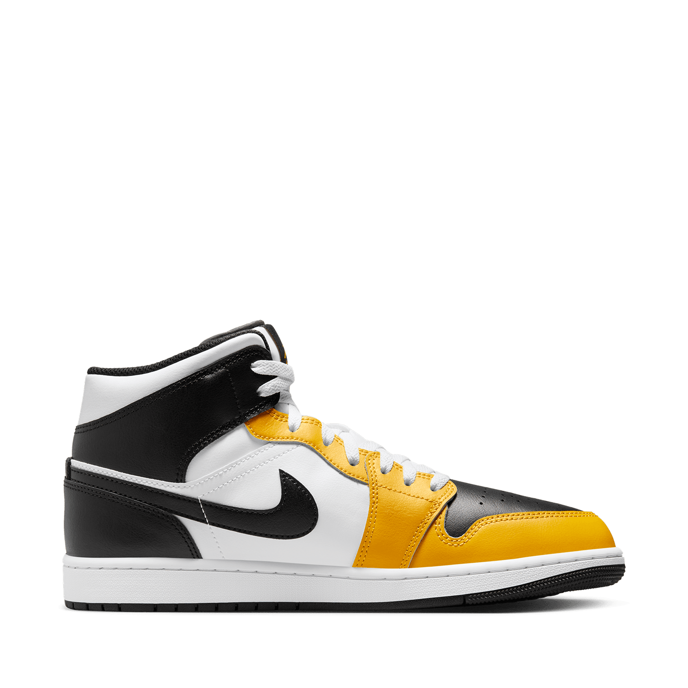 Air Jordan 1 Mid Yellow Ochre Black and White TITAN