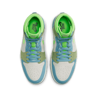 Wmns Air Jordan 1 Zoom Comfort 2 'Cerulean and Green Strike'