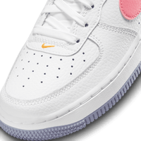 Nike Air Force 1 GS 'White and Coral Chalk'