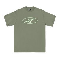 Titan Staples Fist Orbit Tee - Olive Green
