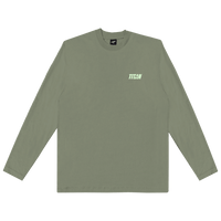Titan Staples Hoops Strike Logo Long-Sleeve Tee - Olive Green