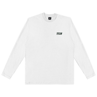 Titan Staples Hoops Strike Logo Long-Sleeve Tee - White