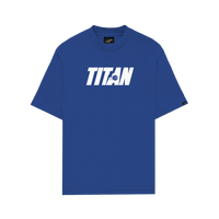Titan Staples Strike Logo Tee - Royal Blue