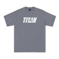 Titan Staples Strike Logo Tee - Gray
