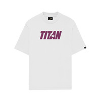 Titan Staples Strike Logo Tee - White