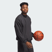 adidas Basketball Sueded Crew Sweatshirt - Grey
