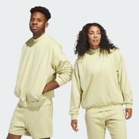adidas Basketball Sueded Crew Sweatshirt - Yellow