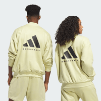 adidas Basketball Sueded Crew Sweatshirt - Yellow