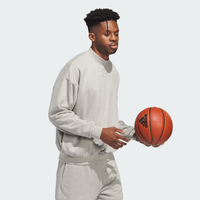 adidas Basketball Sueded Crew Sweatshirt - Beige