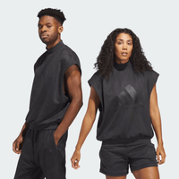 adidas Basketball Sueded Sleeveless Sweatshirt - Grey