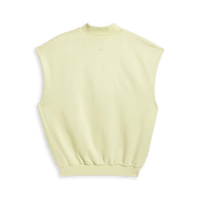 adidas Basketball Sueded Sleeveless Sweatshirt - Yellow