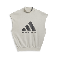 adidas Basketball Sueded Sleeveless Sweatshirt - Beige