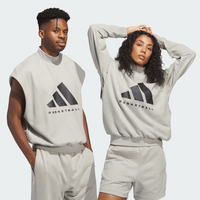 adidas Basketball Sueded Sleeveless Sweatshirt - Beige