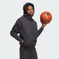 adidas Basketball Sueded Hoodie - Grey