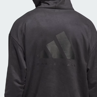 adidas Basketball Sueded Hoodie - Grey