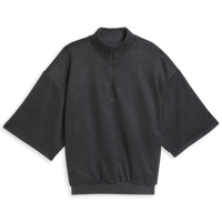 adidas Basketball Sueded 3/4 Half-Zip Sweatshirt - Grey