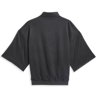 adidas Basketball Sueded 3/4 Half-Zip Sweatshirt - Grey