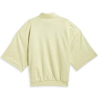 adidas Basketball Sueded 3/4 Half-Zip Sweatshirt - Yellow