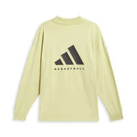 adidas Basketball Long Sleeve Tee - Yellow
