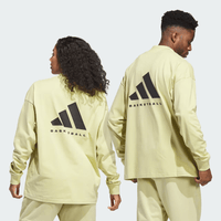 adidas Basketball Long Sleeve Tee - Yellow