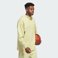 adidas Basketball Long Sleeve Tee - Yellow