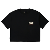 TITAN Poetry In Motion Women's Basketball Cropped Tee - Black
