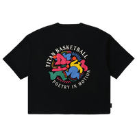 TITAN Poetry In Motion Women's Basketball Cropped Tee - Black
