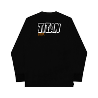 Titan Hoops Talk Basketball Long-Sleeve Tee - Black