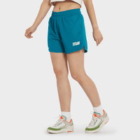 Titan Hoops Talk Strike Logo Women's Performance Shorts - Seagreen