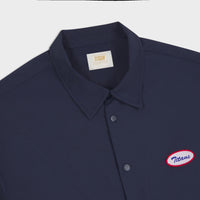 Titan Essential Casual Trucker Shirt - Navy Blue
