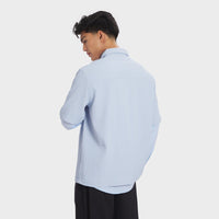 Titan Essential Textured Casual Shirt - Powder Blue