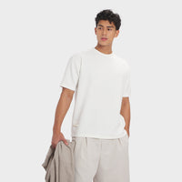 Titan Essential Waffle Tee - Off White
