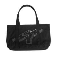 Titan Fist Logo Tote Bag - Monotone Black