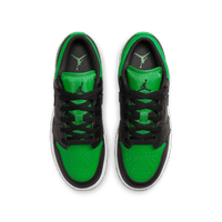 Air Jordan 1 Low GS 'Black and Lucky Green'