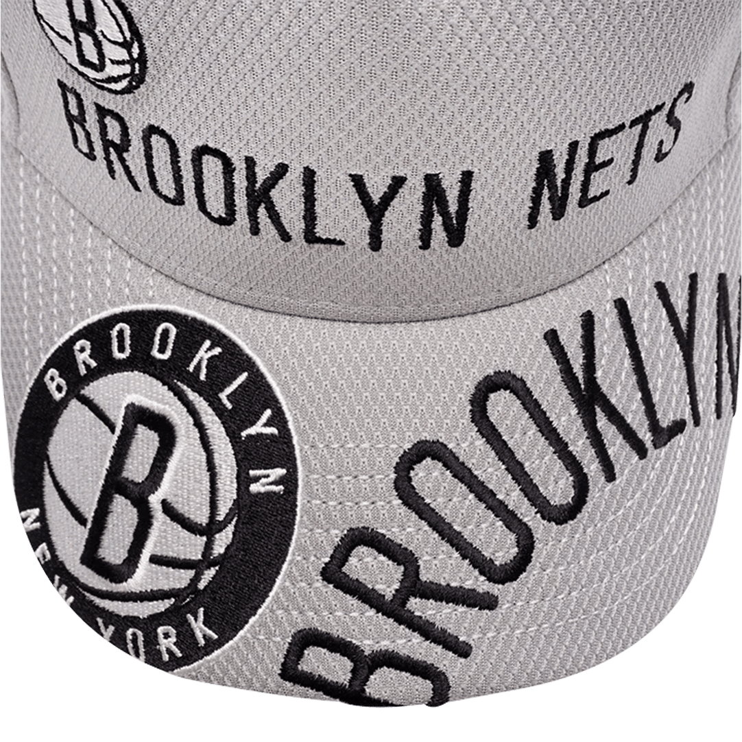 Bone New Era 9FORTY A-Frame NBA Brooklyn Nets Core Cinza