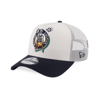 New Era NBA Boston Celtics League Mix 9Forty A-Frame Trucker Snapback