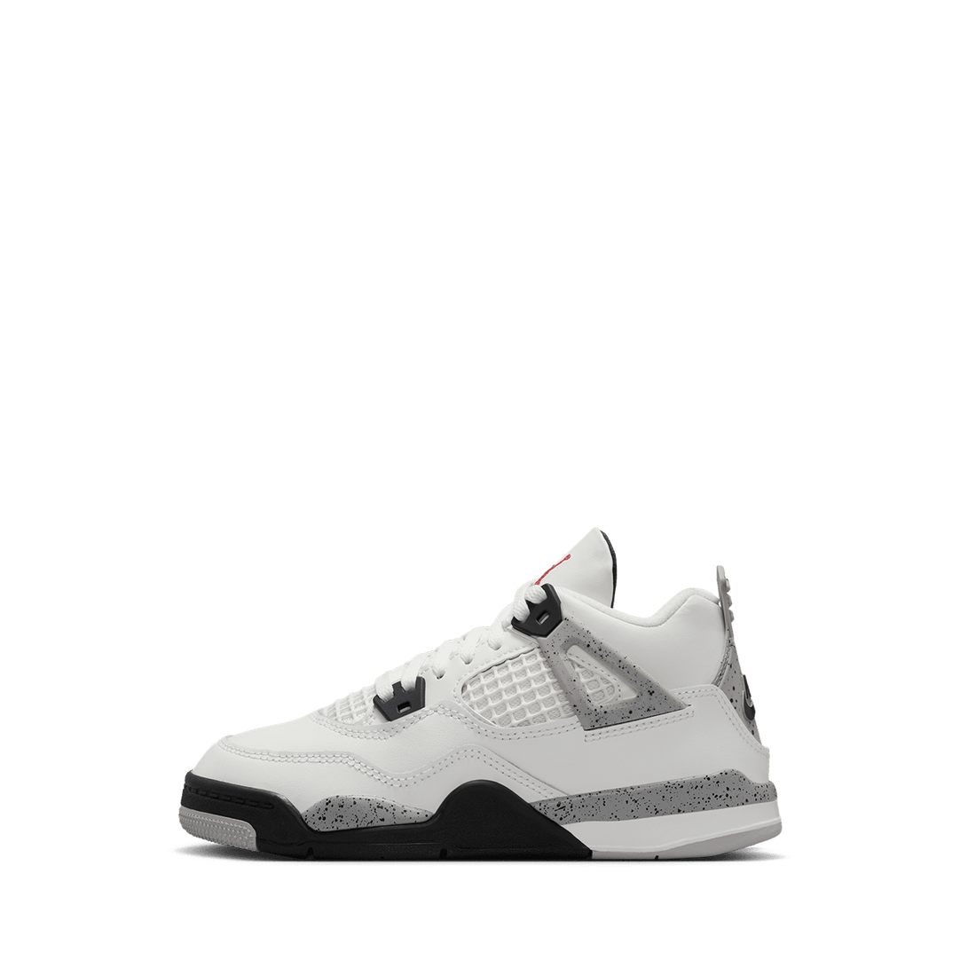 White Jordan Cement Black Air Jordan Retro PS 'White Cement' White