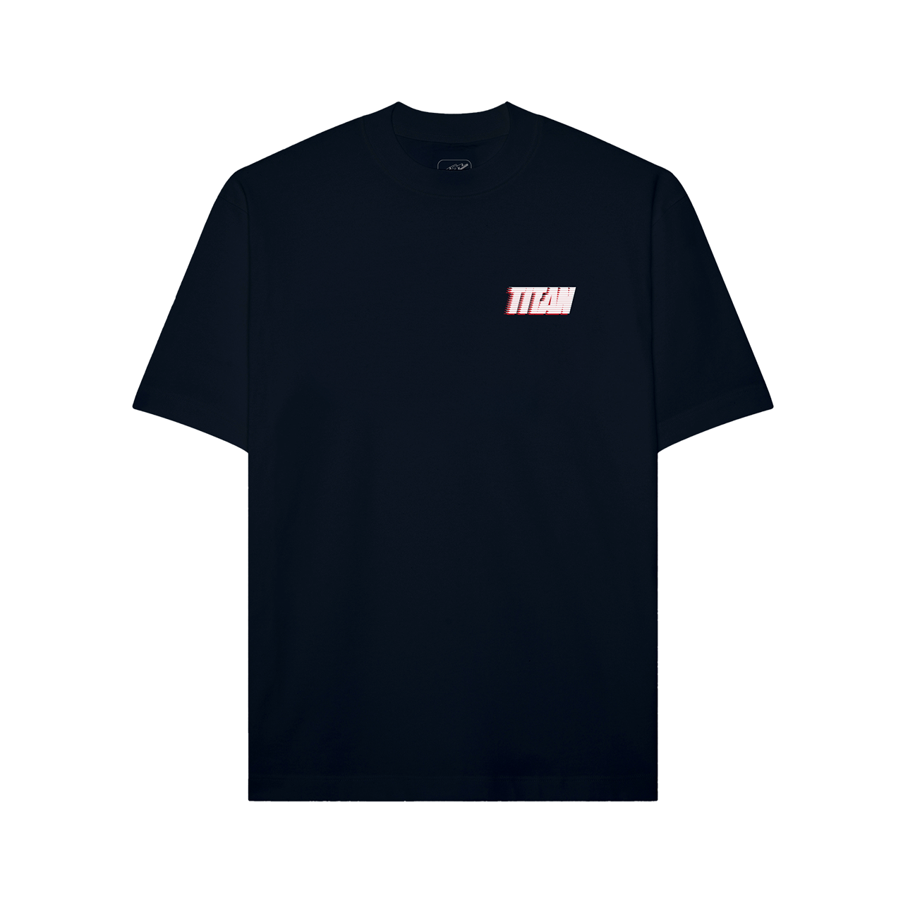 Titan Lightning Crew Flag Tee - Navy